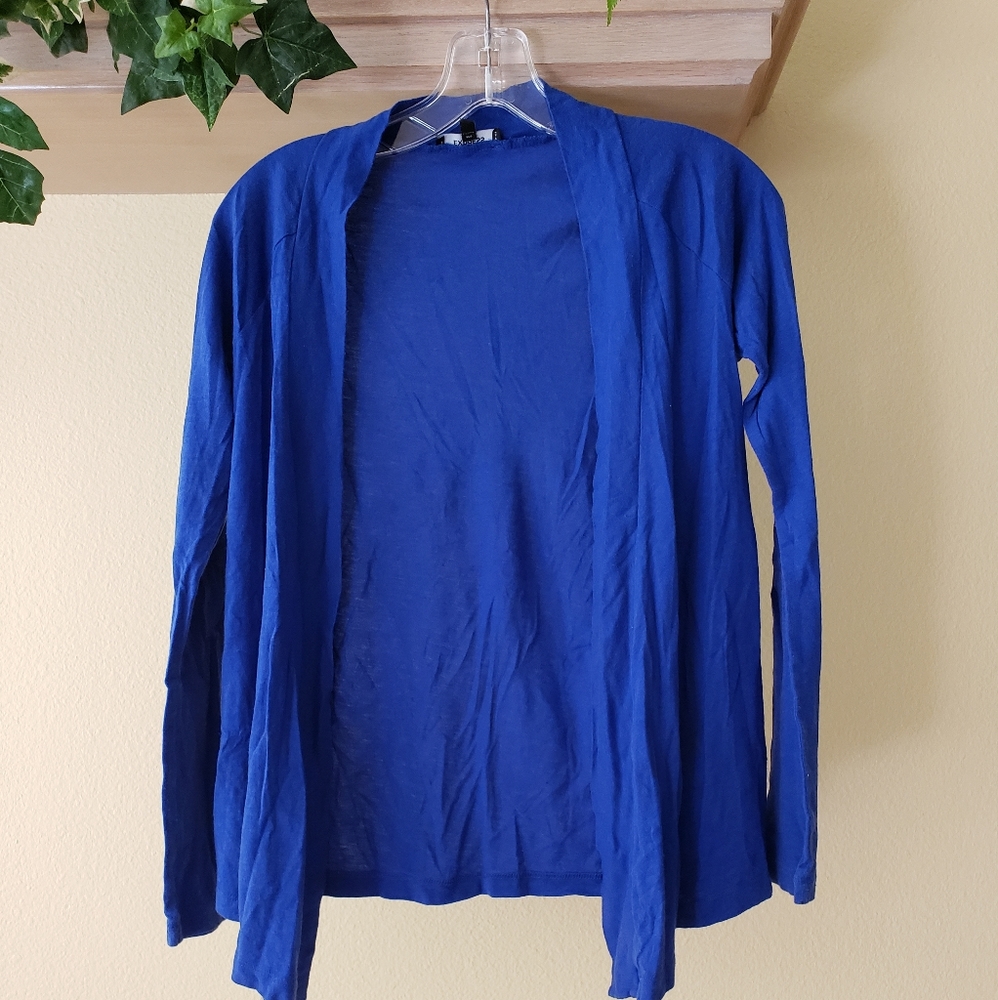 express • open front drape cardigan